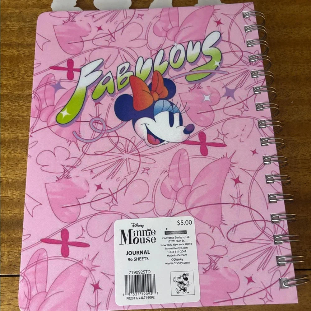Disney Tabbed Notebook with Minnie Mouse & Daisy Duck